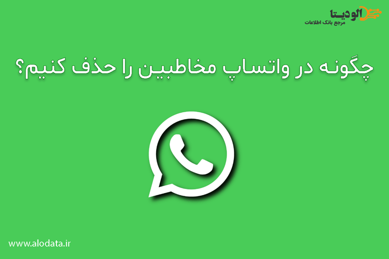 آموزش حذف مخاطب در واتساپ اندروید و آیفون