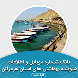بانک اطلاعات شوینده بهداشتی های استان هرمزگان