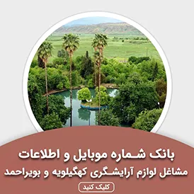 بانک اطلاعات مشاغل لوازم آرایشگری کهگیلویه و بویراحمد