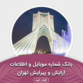 بانک اطلاعات آرایش و پیرایش استان تهران