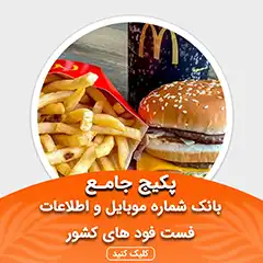 بانک اطلاعات فست فود های کشور